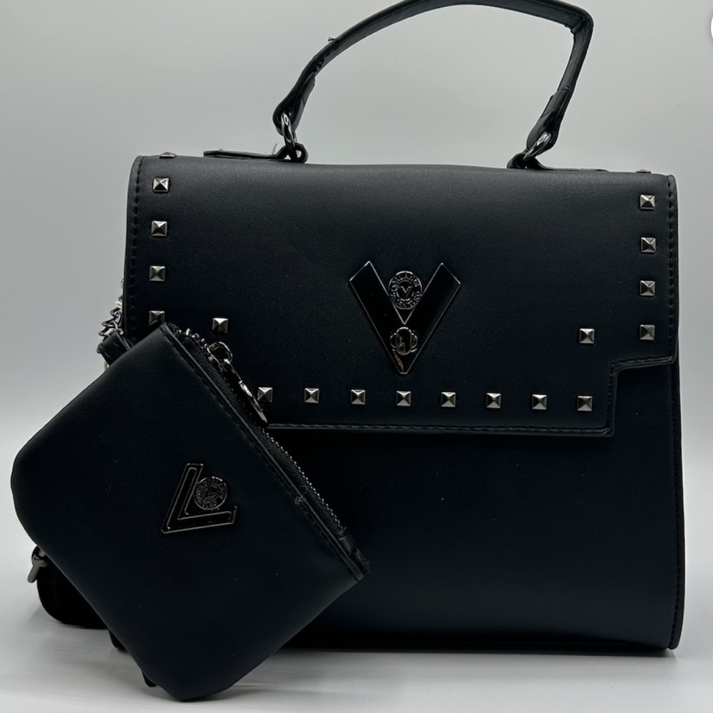 🌟SOLD🌟NWT BLACK VALENTINO ORLANDO SATCHEL BAG WITH WALLET 🖤